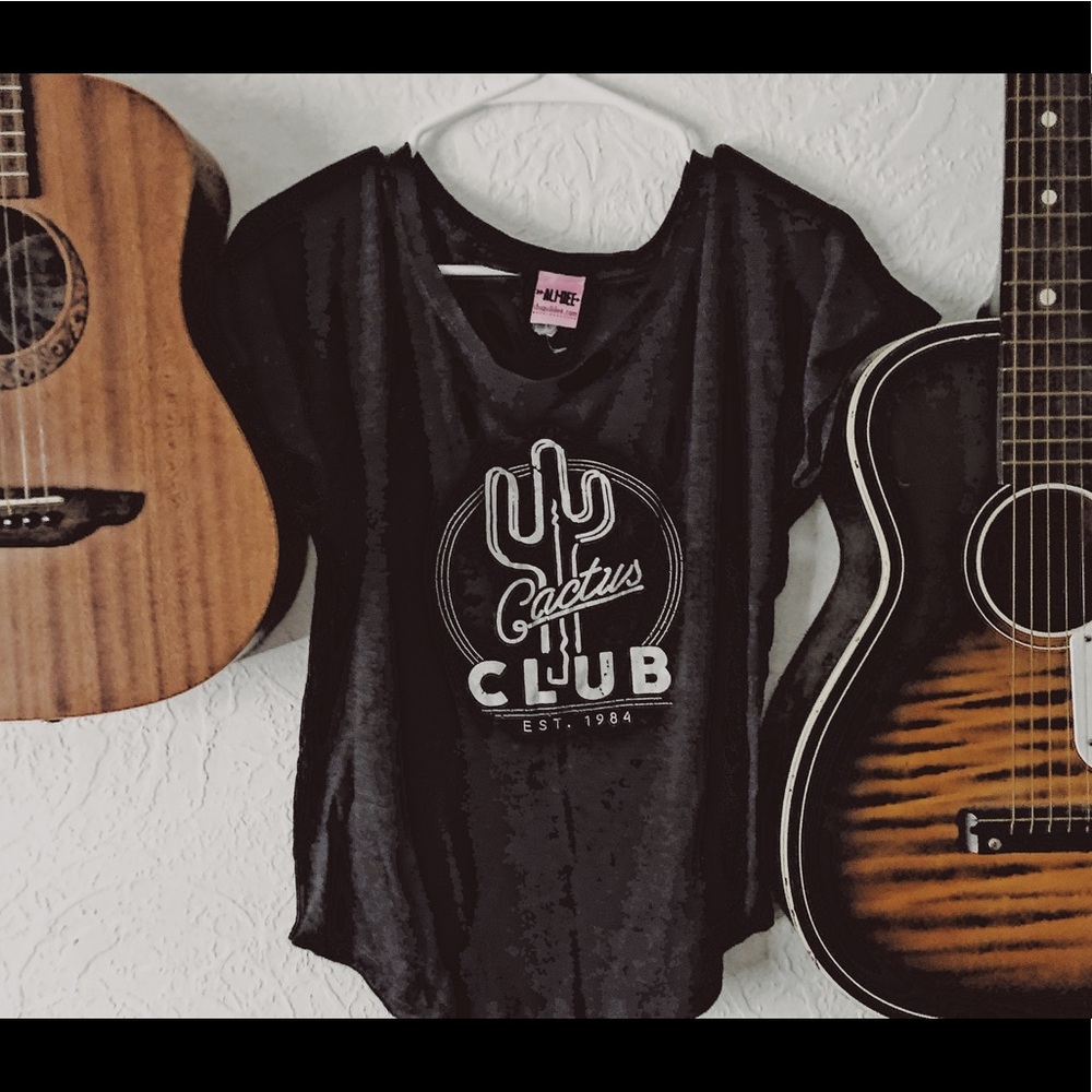 Black Cactus Club Tee